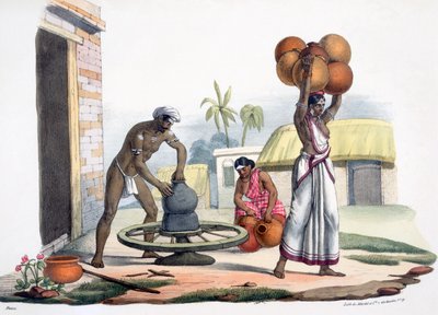 Ein Töpfer, 1827-35 von M.E. Burnouf